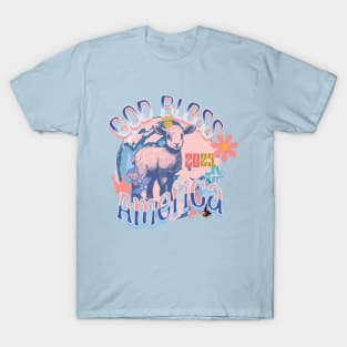 God bless America - earth T-shirt T-Shirt